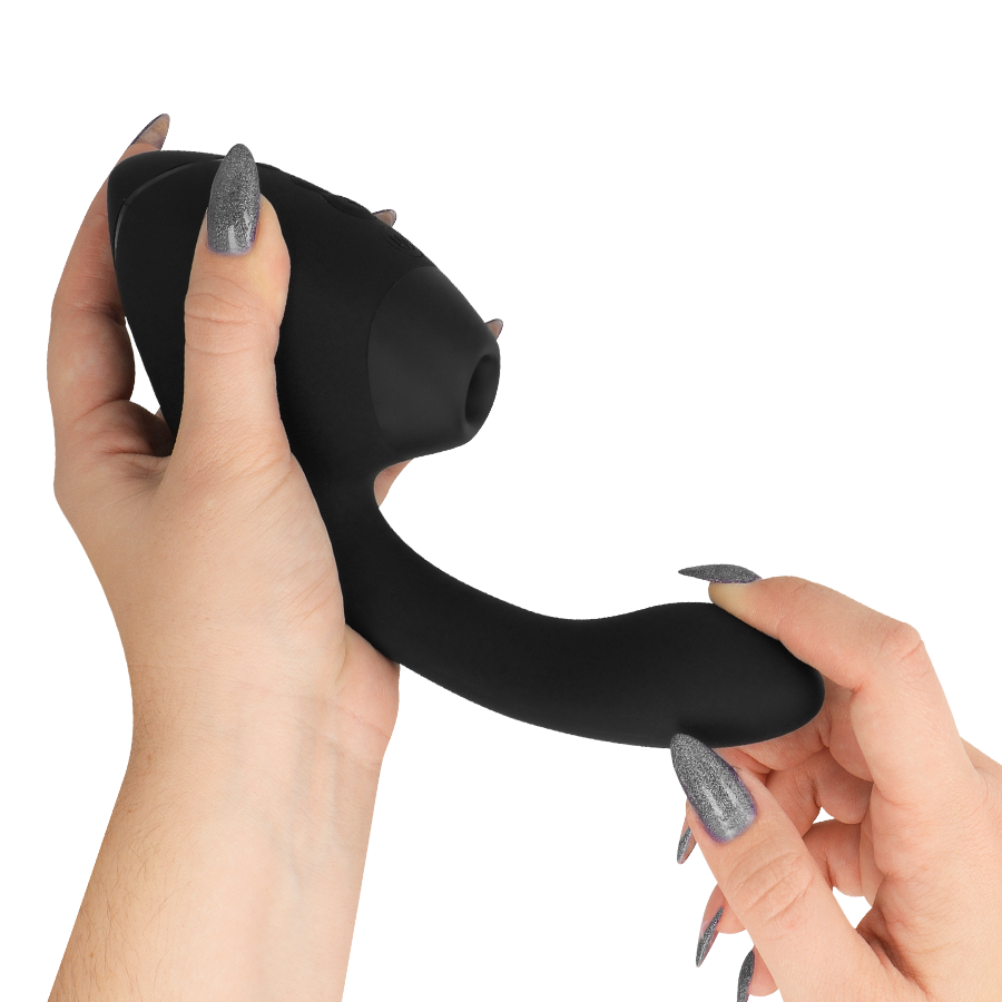 WOMANIZER - DUO NEXT STIMULATEUR CLITORIAL ET DE POINT G DOUBLE NOIR - Image 5
