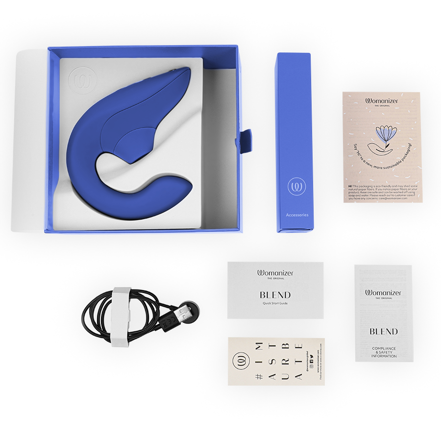 Womanizer - Vibrateur Stimulateur Bleu Vibrant Bleu - Image 13