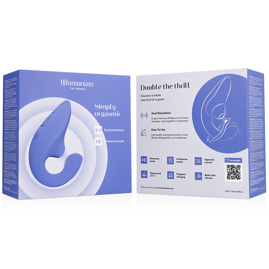 Womanizer - Vibrateur Stimulateur Bleu Vibrant Bleu - Image 14