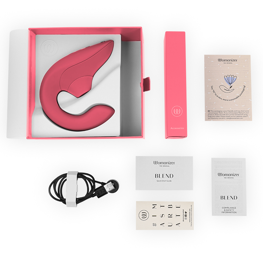 Womanizer - Blend Rabbit Vibrator Stimulator Vibrant Rose - Image 11
