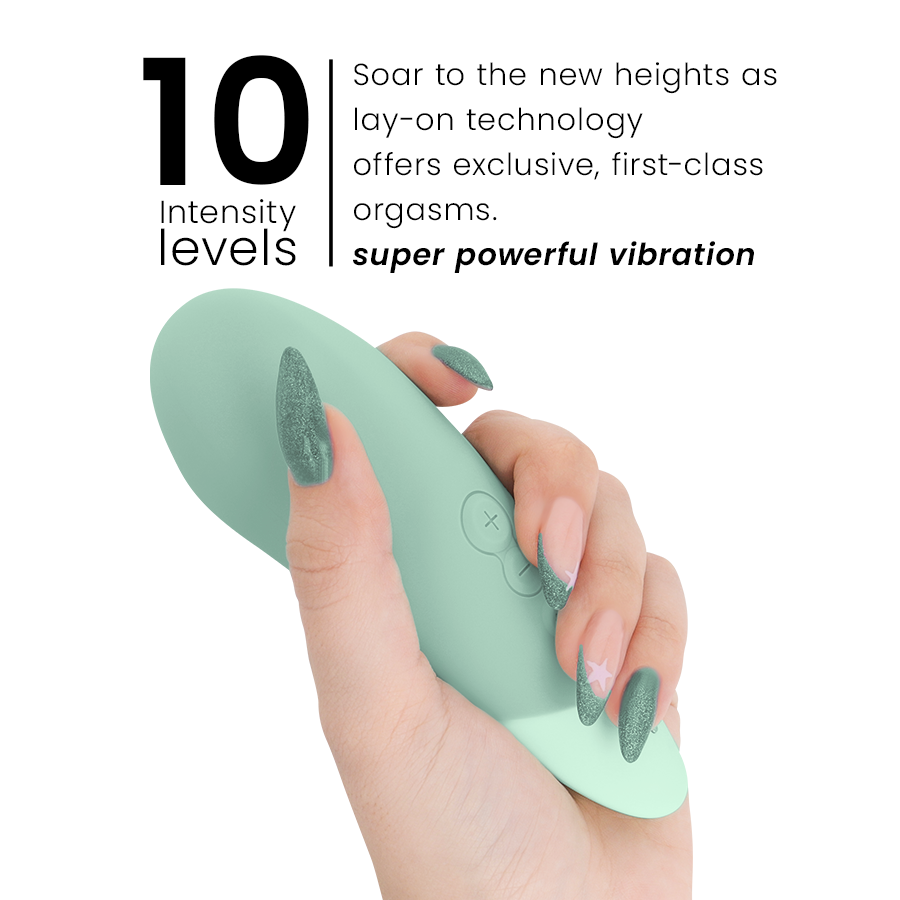 Womanizer - Vibe Lay-On Silent Vibrator Sage - Image 12