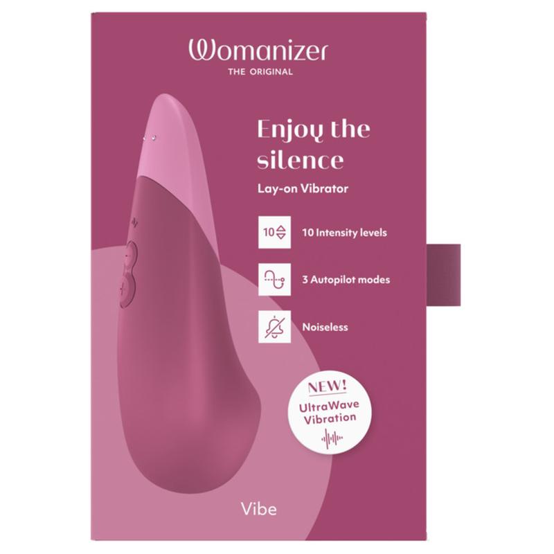 Womanizer - Vibe Lay-On Silent Vibrator Dusky Pink - Image 12