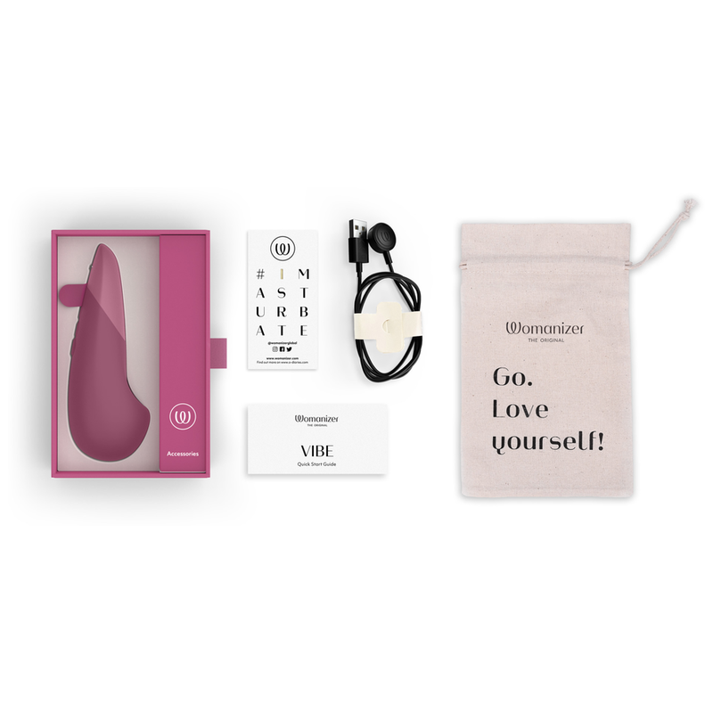 Womanizer - Vibe Lay-On Silent Vibrator Dusky Pink - Image 9