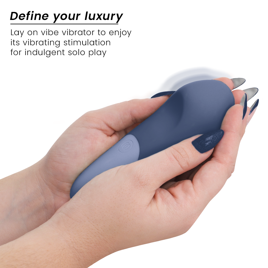 WOMANIZER - VIBE LAY-ON VIBRATEUR SILENCIEUX BLEU FONCÉ - Image 4