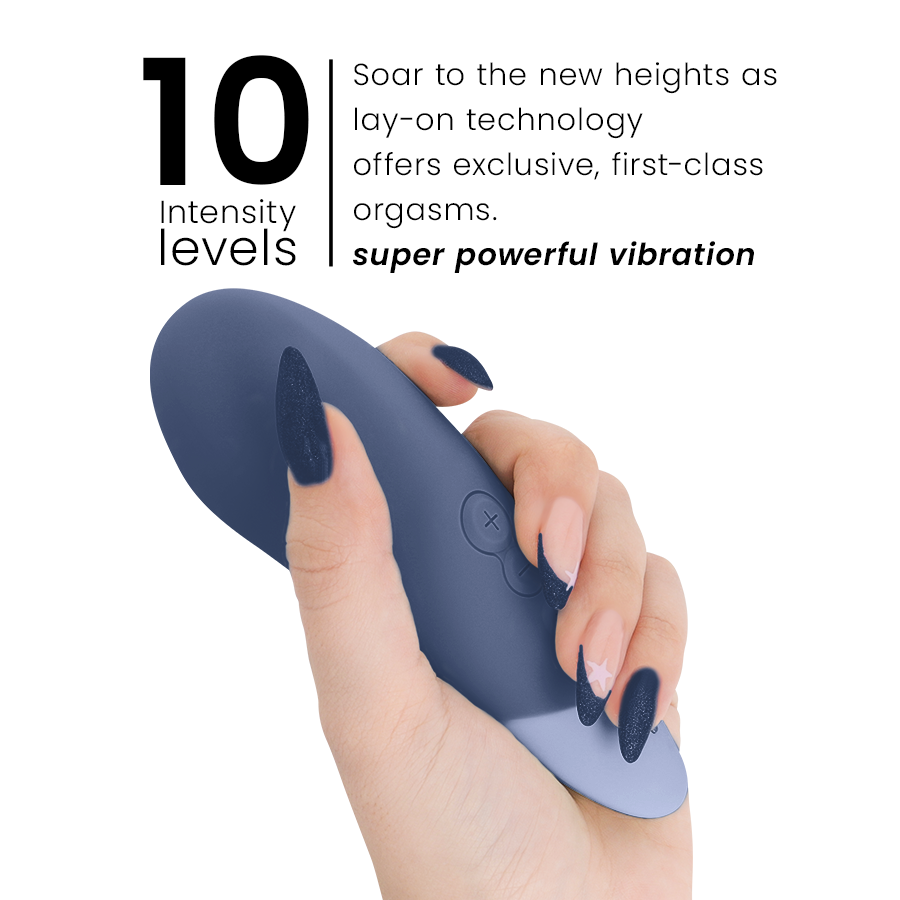 WOMANIZER - VIBE LAY-ON VIBRATEUR SILENCIEUX BLEU FONCÉ - Image 6