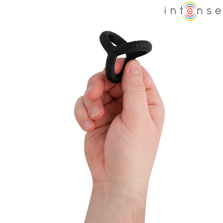 INTENSE - JOHN ADJUSTABLE TRIPLE PENIS RING MODEL 4 - Image 3