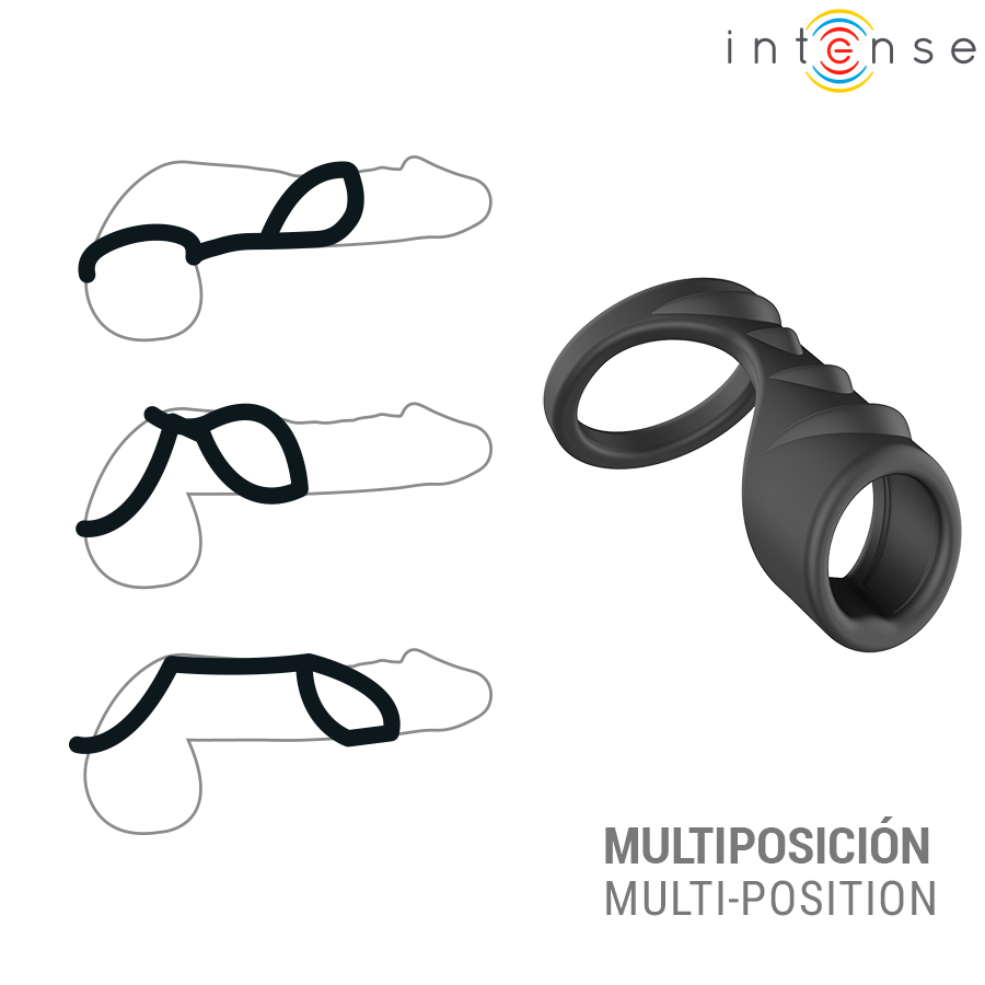 INTENSE - RORY ADJUSTABLE PENIS RING MODEL 5 - Image 4