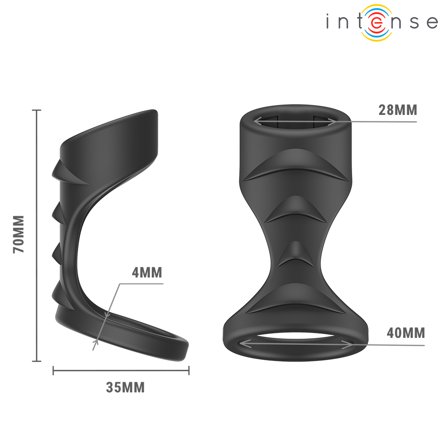 INTENSE - RORY ADJUSTABLE PENIS RING MODEL 5 - Image 7