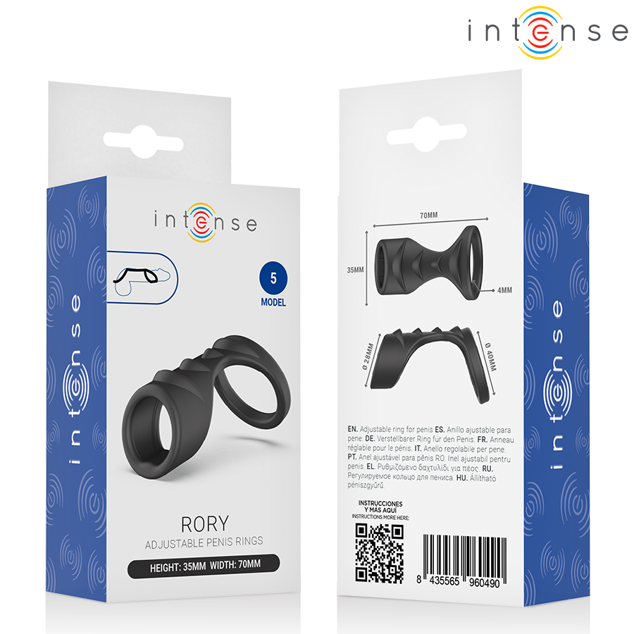 INTENSE - RORY ADJUSTABLE PENIS RING MODEL 5 - Image 8