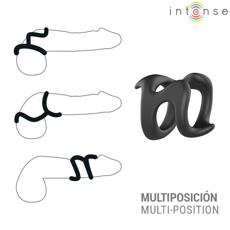 INTENSE - NIKOLAJ ADJUSTABLE PENIS RING MODEL 8 - Image 4
