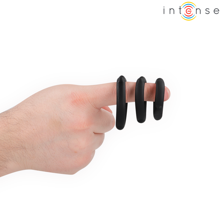 INTENSE - PETER SET OF 3 PENIS RINGS MODEL 9 - Image 3