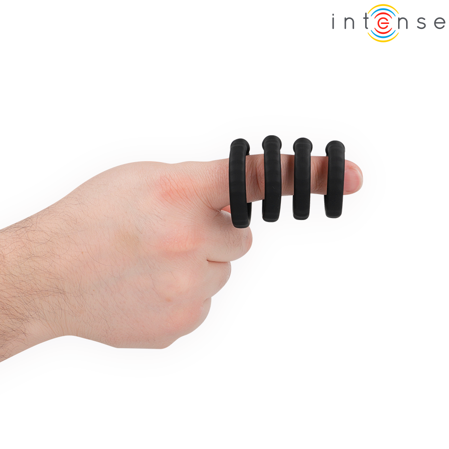 INTENSE - MICHIEL SET OF 4 PENIS RINGS MODEL 10 - Image 3