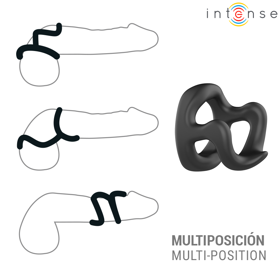 INTENSE - CHARLES ADJUSTABLE PENIS RING MODEL 11 - Image 4