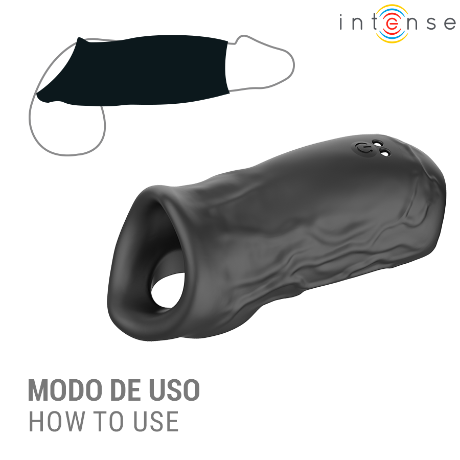 INTENSE - SEAN VIBRATING ADJUSTABLE PENIS RING MODEL 13 - Image 4