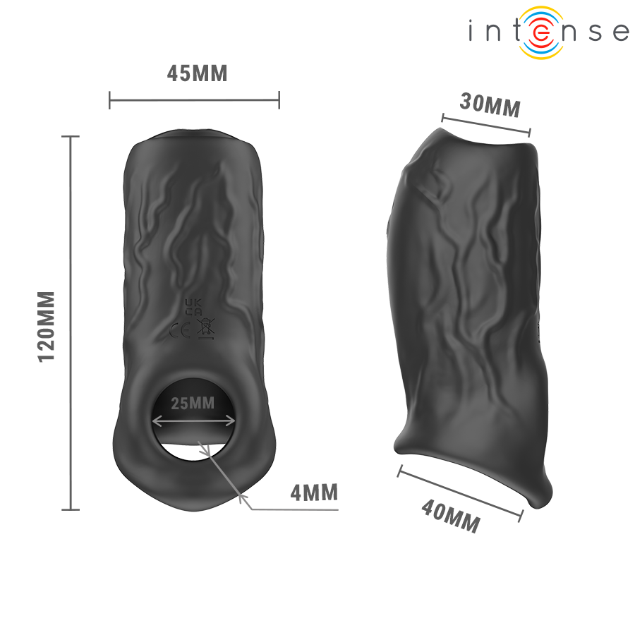 INTENSE - SEAN VIBRATING ADJUSTABLE PENIS RING MODEL 13 - Image 9