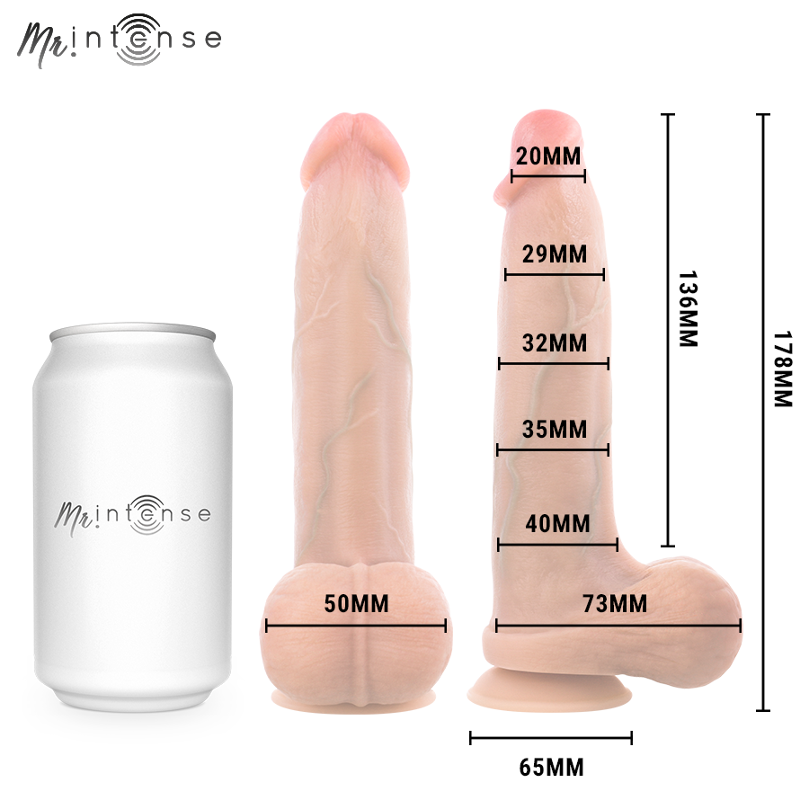 Mr Intense - Bruce S Godemichet En Silicone Avec Testicules 17,8 Cm -Ø- 4 Cm - Image 5