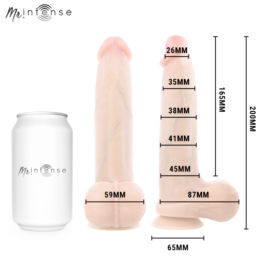 Mr Intense - Bruce M Gode En Silicone Avec Testicules 20 Cm -Ø- 4,5 Cm - Image 5