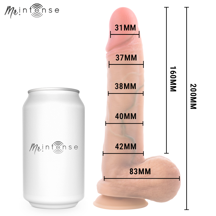Mr Intense - Gary M Ultra-Realistic Silicone Cock With Testicles 20 Cm -Ø- 4.2 Cm - Image 6