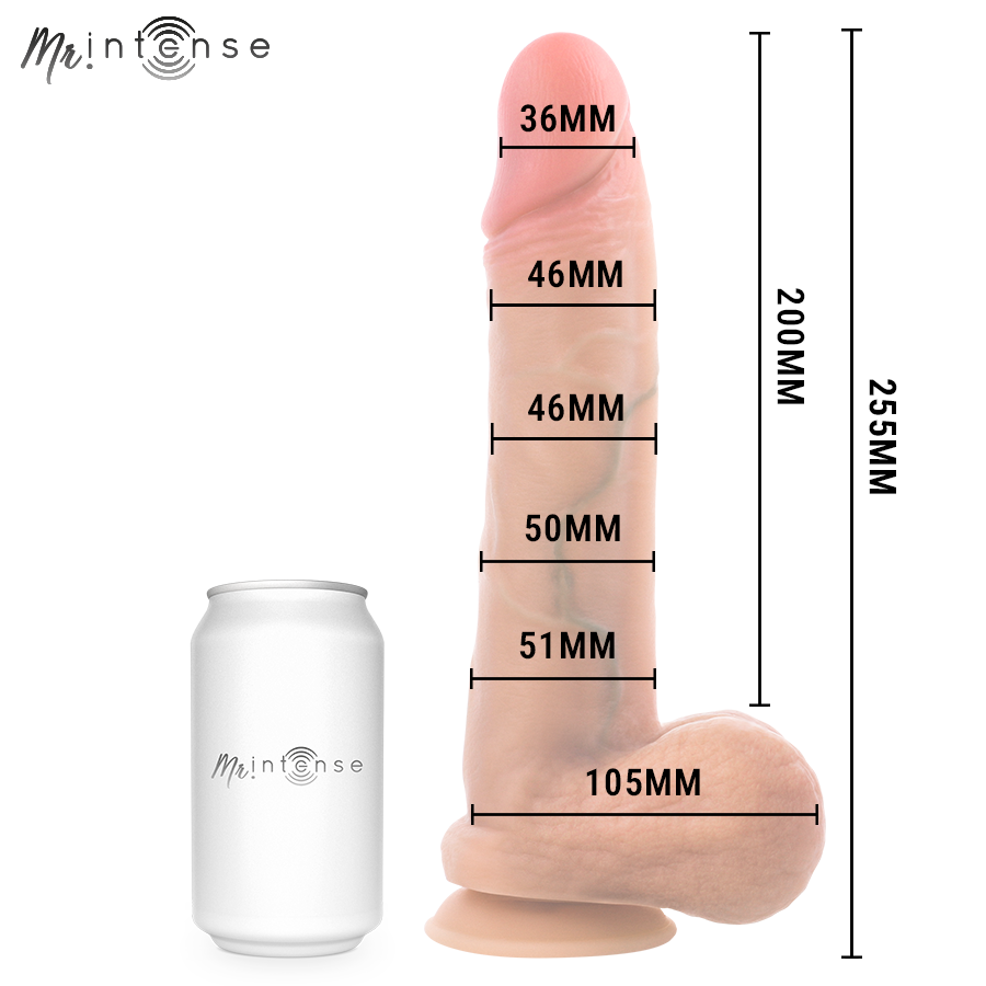 Mr Intense - Gary Xl Ultra-Realistic Silicone Cock With Testicles 25.5 Cm -Ø- 5.1 Cm - Image 6