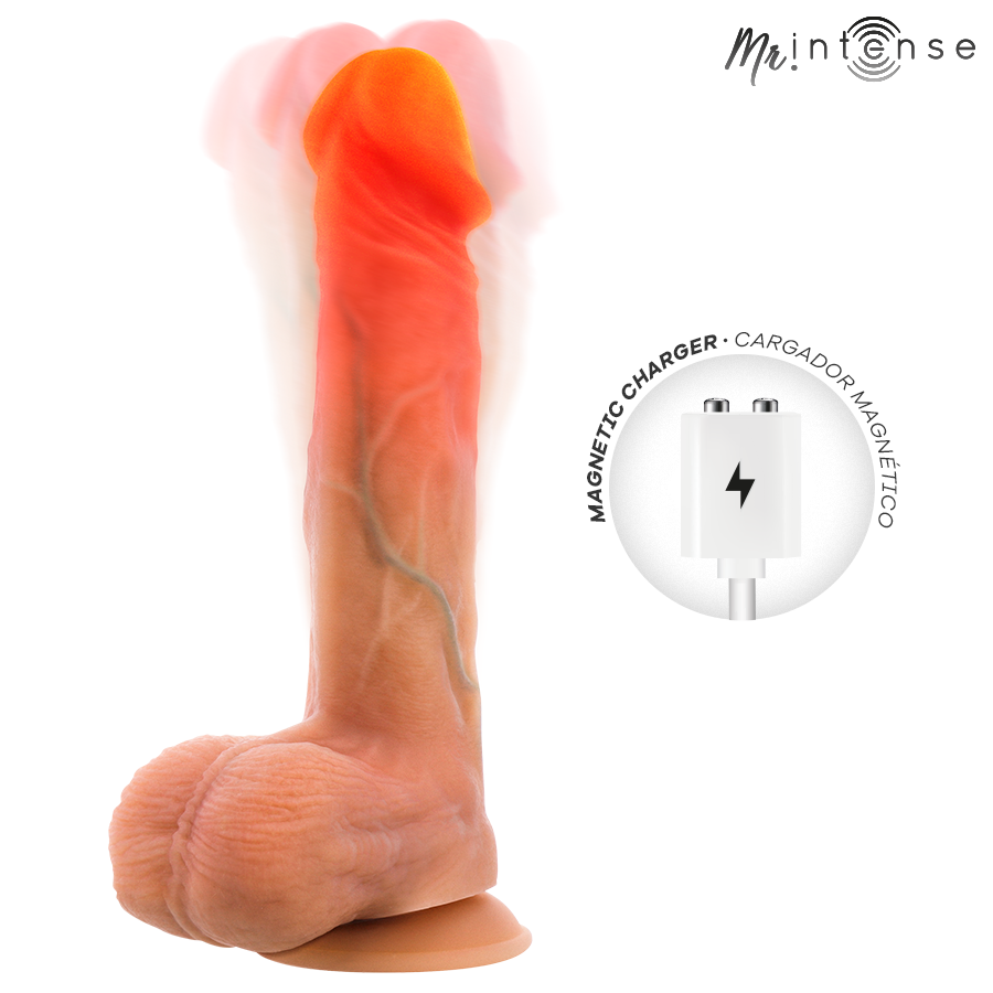 Mr Intense - Logan Vibrator Dildo Silicone With Heat Effect And Remote Control 20 Cm -Ø- 4,1 Cm - Image 3