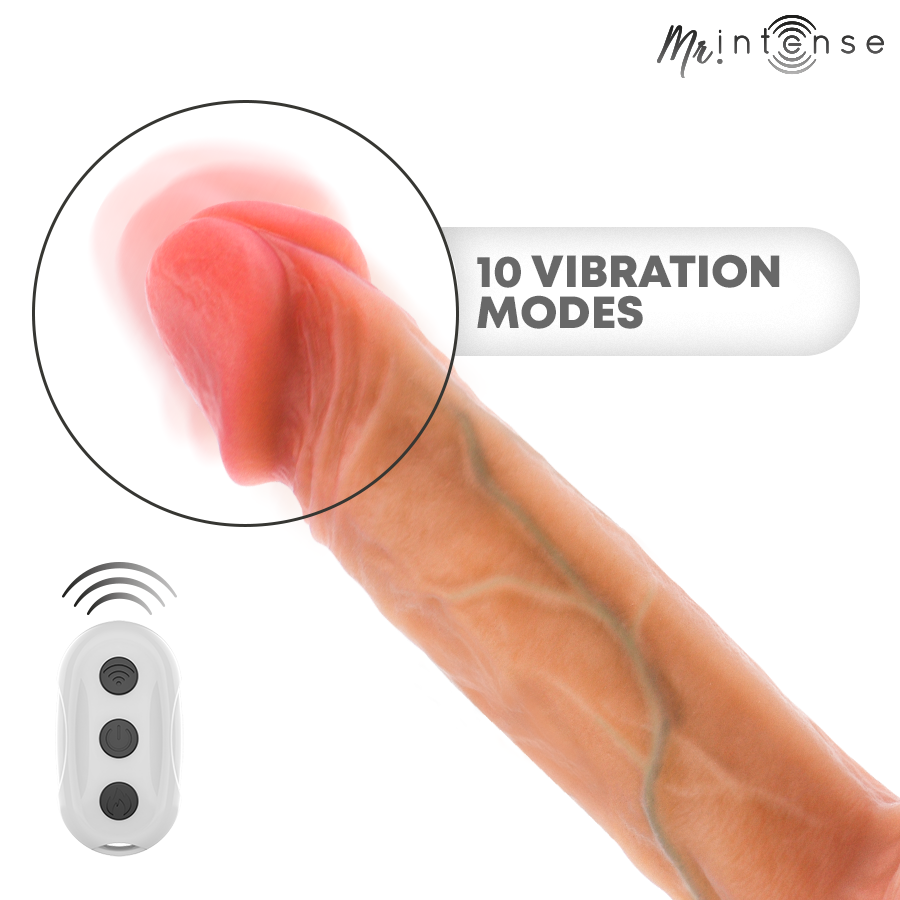 Mr Intense - Logan Vibrator Dildo Silicone With Heat Effect And Remote Control 20 Cm -Ø- 4,1 Cm - Image 6
