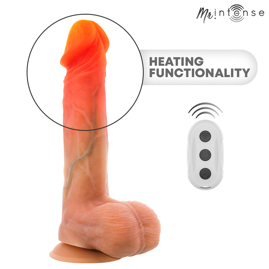 Mr Intense - Logan Vibrator Dildo Silicone With Heat Effect And Remote Control 20 Cm -Ø- 4,1 Cm - Image 9