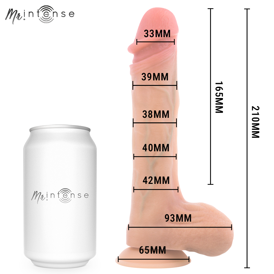 Mr Intense - Bradley Silicone Vibrating Dildo With Heat Effect And Remote Control 21 Cm -Ø- 4.2 Cm - Image 10