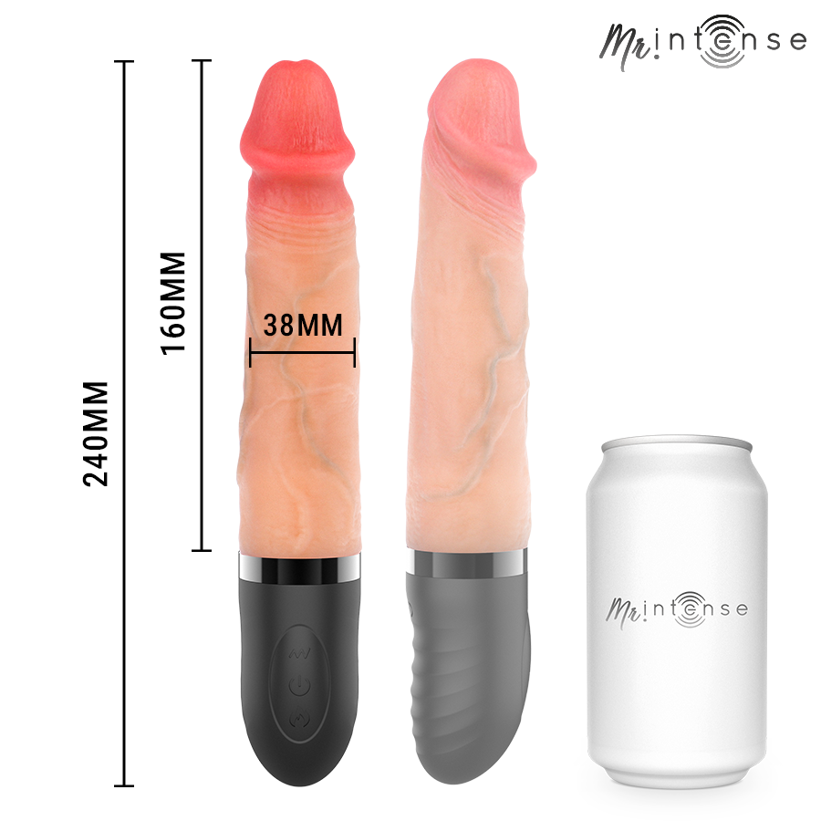 Mr Intense - Jean Up&Down Vibrator Silicone With Heat Effect 24 Cm -Ø- 3.8 Cm - Image 6