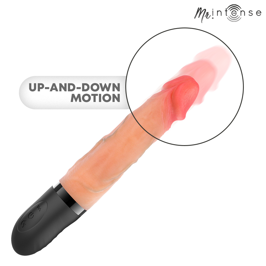 Mr Intense - Jean Up&Down Vibrator Silicone With Heat Effect 24 Cm -Ø- 3.8 Cm - Image 7