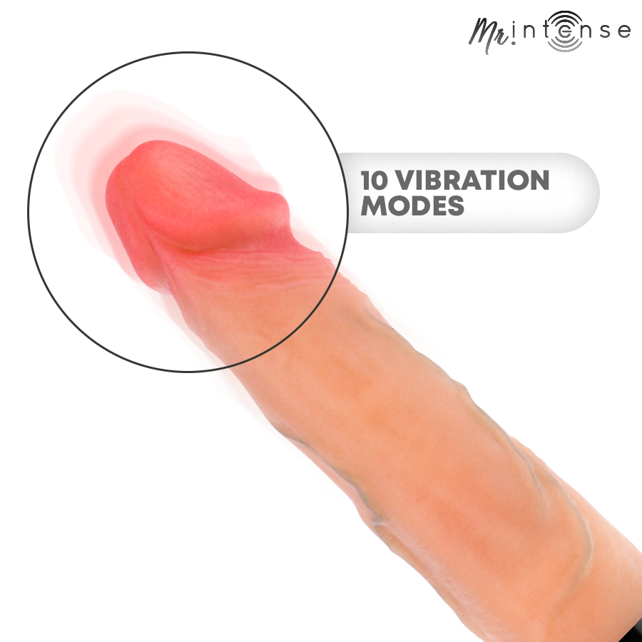 Mr Intense - Jean Up&Down Vibrator Silicone With Heat Effect 24 Cm -Ø- 3.8 Cm - Image 9