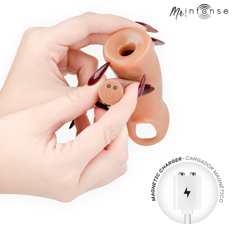 Mr Intense - Arnold M Vibrateur Manchon Pénis En Silicone Avec Télécommande 14,5 Cm -Ø- 4 Cm - Image 5