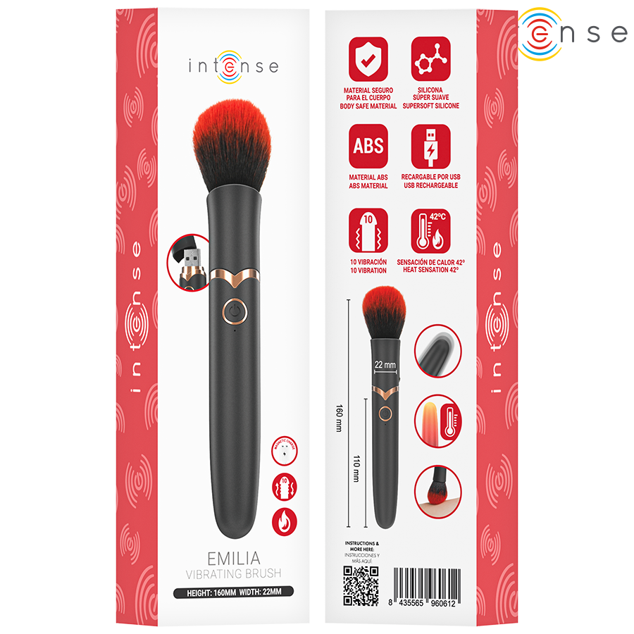 INTENSE - BROSSE VIBRANTE EMILIA 10 VIBRATIONS 16 CM - Image 6