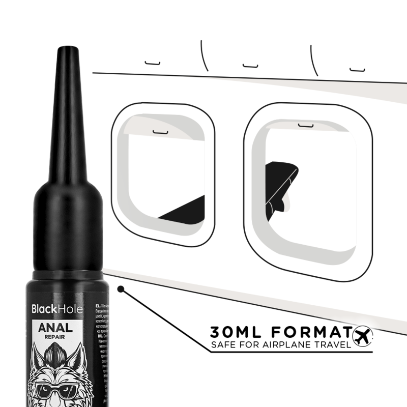BLACK HOLE - APPLICATEUR DE LUBRIFIANT ANAL TAILLE S 30 ML - Image 6