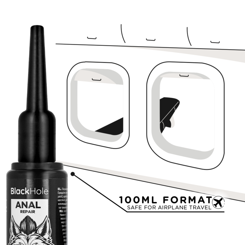 BLACK HOLE - APPLICATEUR DE LUBRIFIANT ANAL TAILLE L 100 ML - Image 6