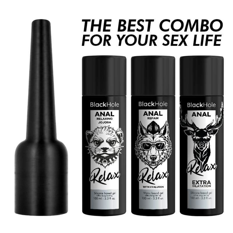BLACK HOLE - APPLICATEUR DE LUBRIFIANT ANAL TAILLE L 100 ML - Image 8