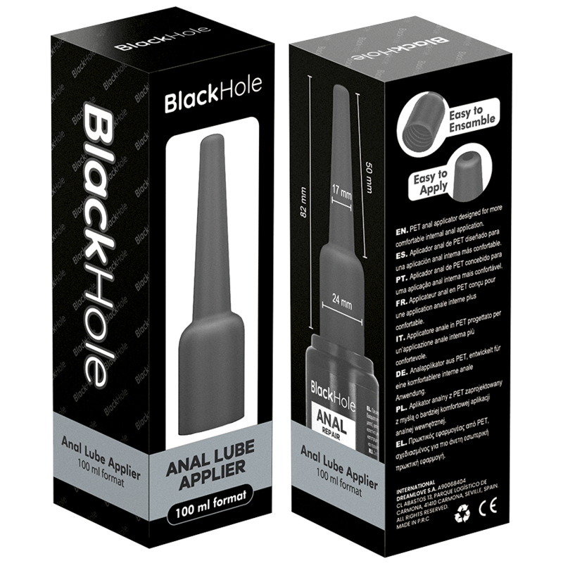 BLACK HOLE - APPLICATEUR DE LUBRIFIANT ANAL TAILLE L 100 ML - Image 9