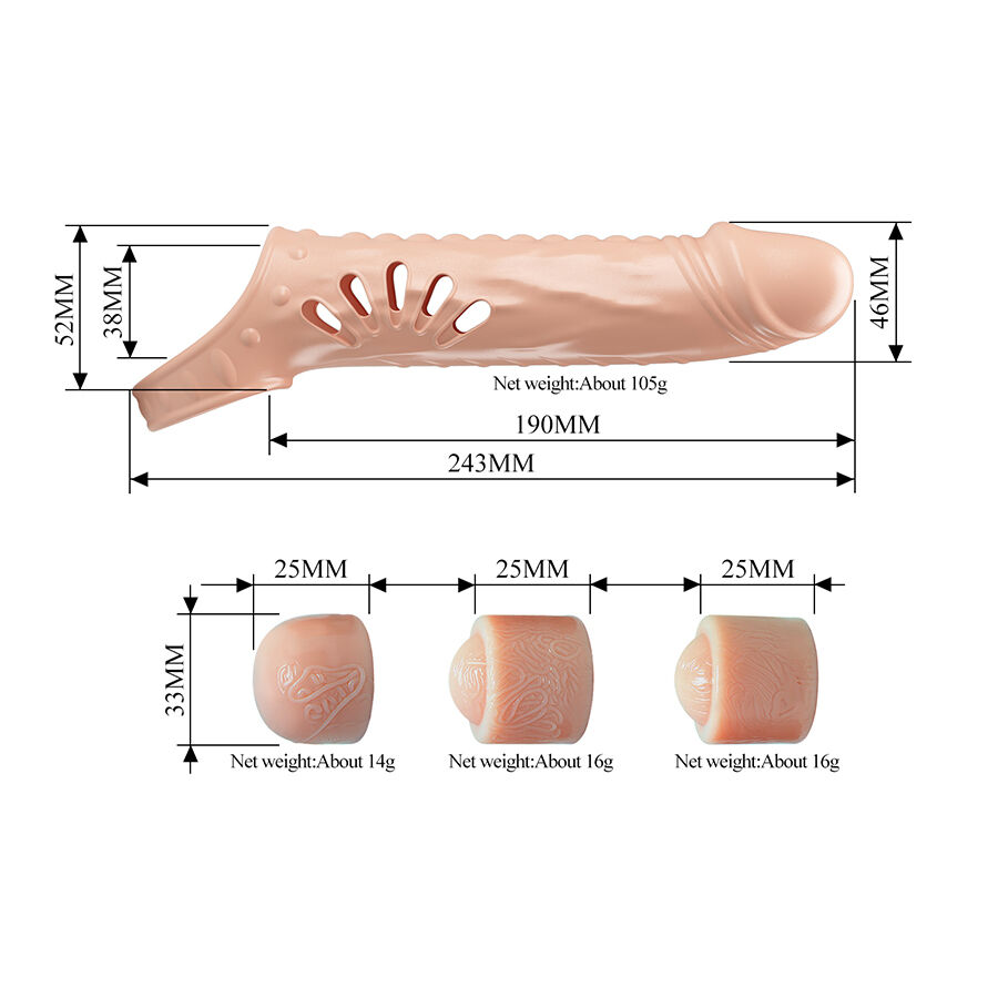 PRETTY LOVE - MANCHON PÉNIS AVEC EXTENSIONS - Image 7