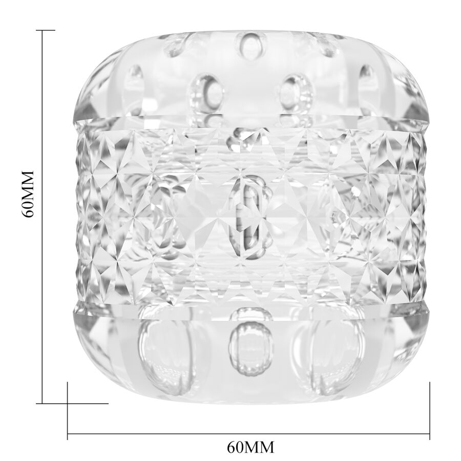 PRETTY LOVE - CRYSTLE MASTURBATEUR À DOUBLE ENTRÉE - Image 8
