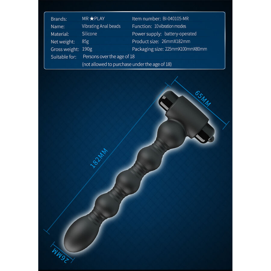 MR PLAY - MASSEUR DE PLUG ANAL VIBRANT - Image 6