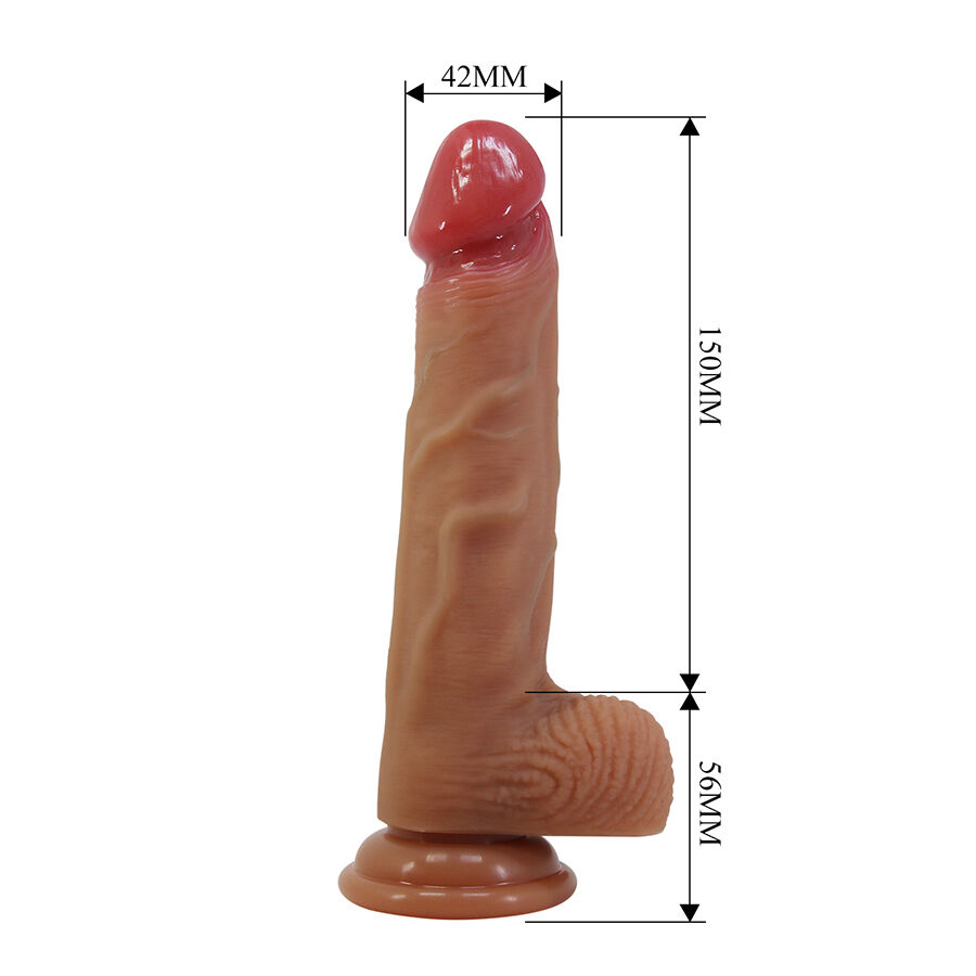 Pretty Love - Lisle Realistic Dildo With Suction Cup 20.6 Cm -Ø- 4.2 Cm - Image 8