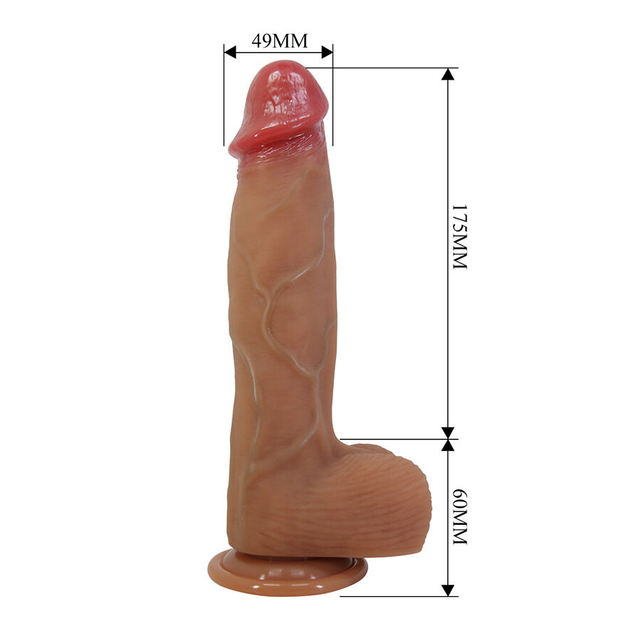 Pretty Love - Orton Realistic Dildo With Suction Cup 23.5 Cm -Ø- 4.9 Cm - Image 8
