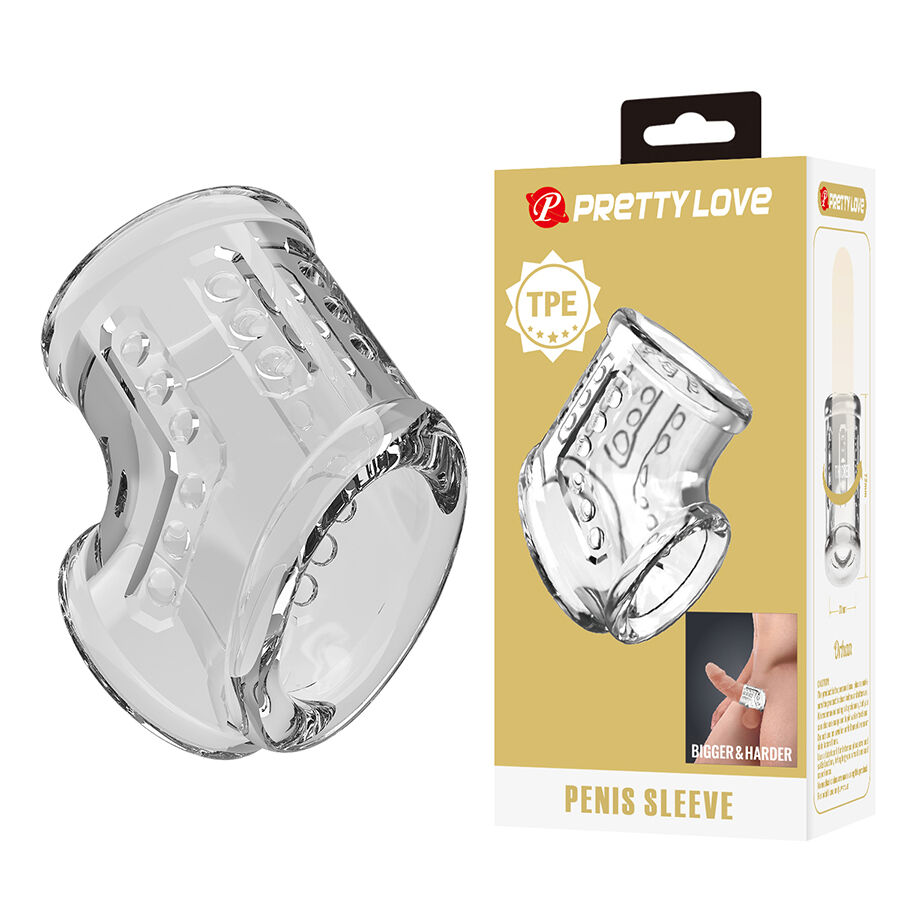 PRETTY LOVE - GAINE PÉNIENNE COURTE ET TRANSPARENTE