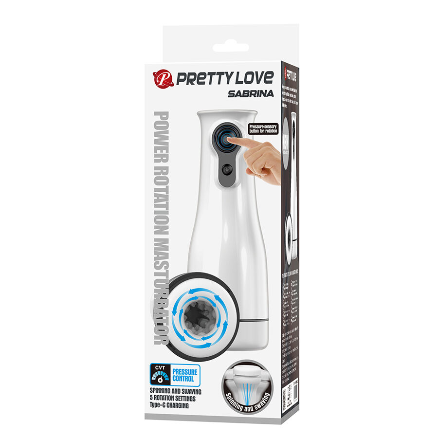 PRETTY LOVE - SABRINA MASTURBATEUR MASCULIN ROTATIF ET À BASCULE - Image 11