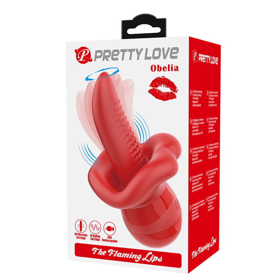 PRETTY LOVE - OBELIA VIBRATEUR À LANGUE AVEC MOUVEMENT ORBITAL - Image 11