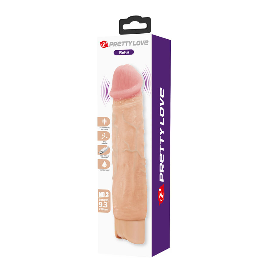 Pretty Love - Rufus Flexible Realistic Vibrator - Image 11