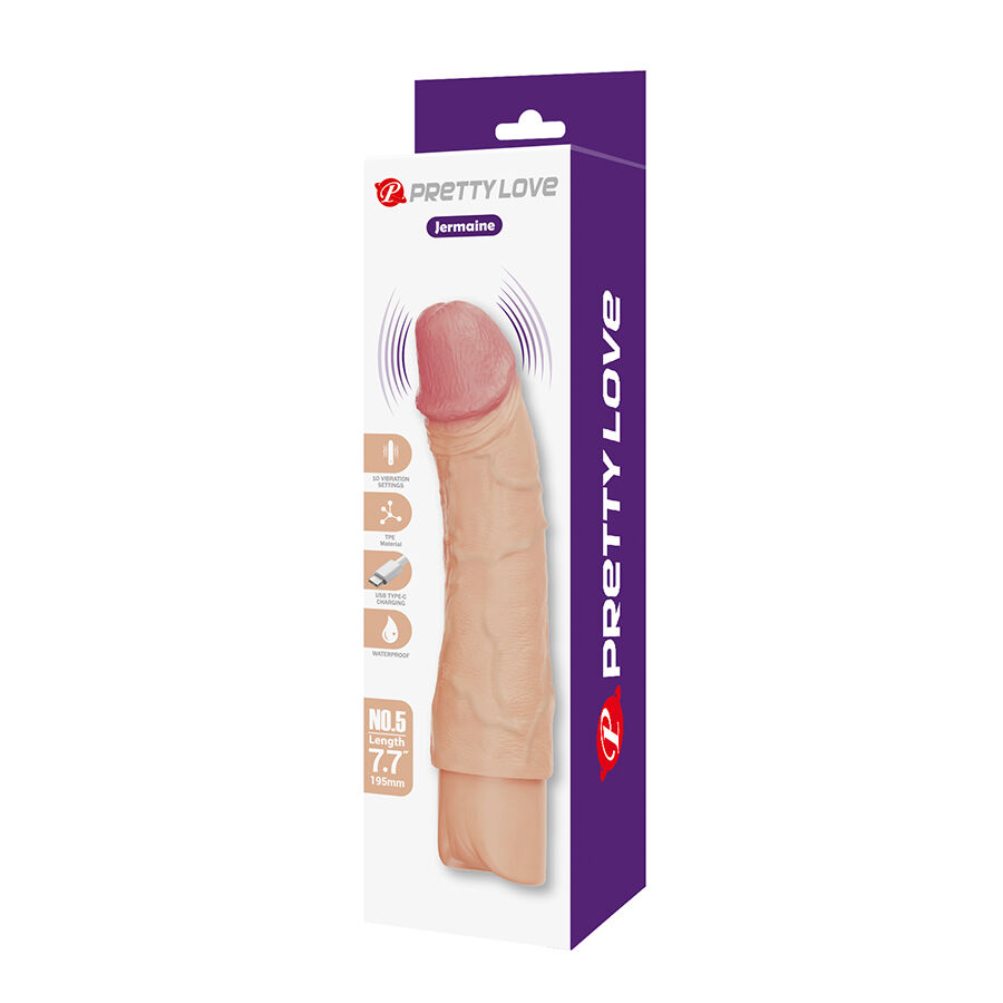 Pretty Love - Jermaine Flexible Realistic Vibrator - Image 10