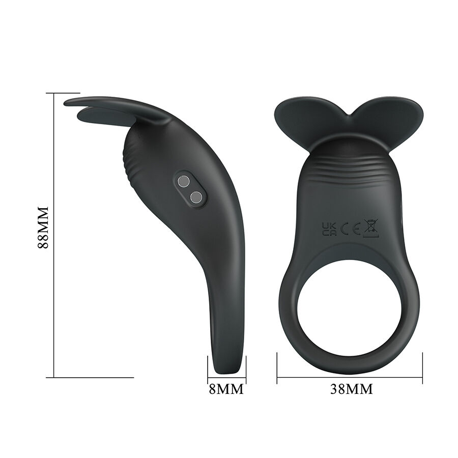 PRETTY LOVE - CARLTON ANNEAU PÉNIS AVEC STIMULATEUR CLITORIAL - Image 9