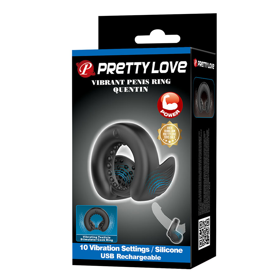 PRETTY LOVE - QUENTIN ANNEAU PÉNIS AVEC STIMULATEUR TESTICULAIRE - Image 12