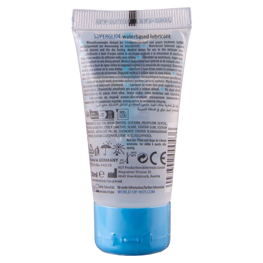 Chaud - Superglide Liquid Pleasure Lubrifiant À Base D'eau 30 Ml - Image 3