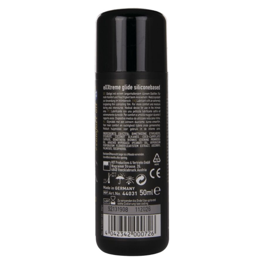 HOT - LUBRIFIANT À BASE DE SILICONE EXTRÊME GLIDE + HUILE DE CONFORT A+ 50 ML - Image 3
